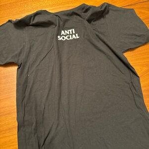 Black Anti Social Social Club Tee ( Size M )